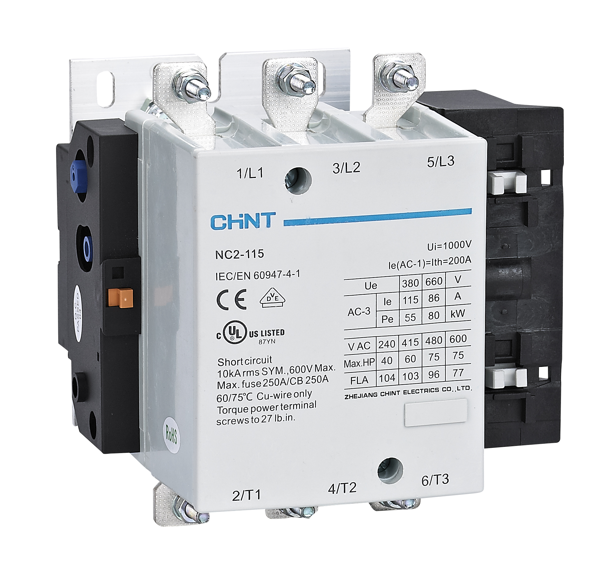 NC2 AC Contactor, 115~800A